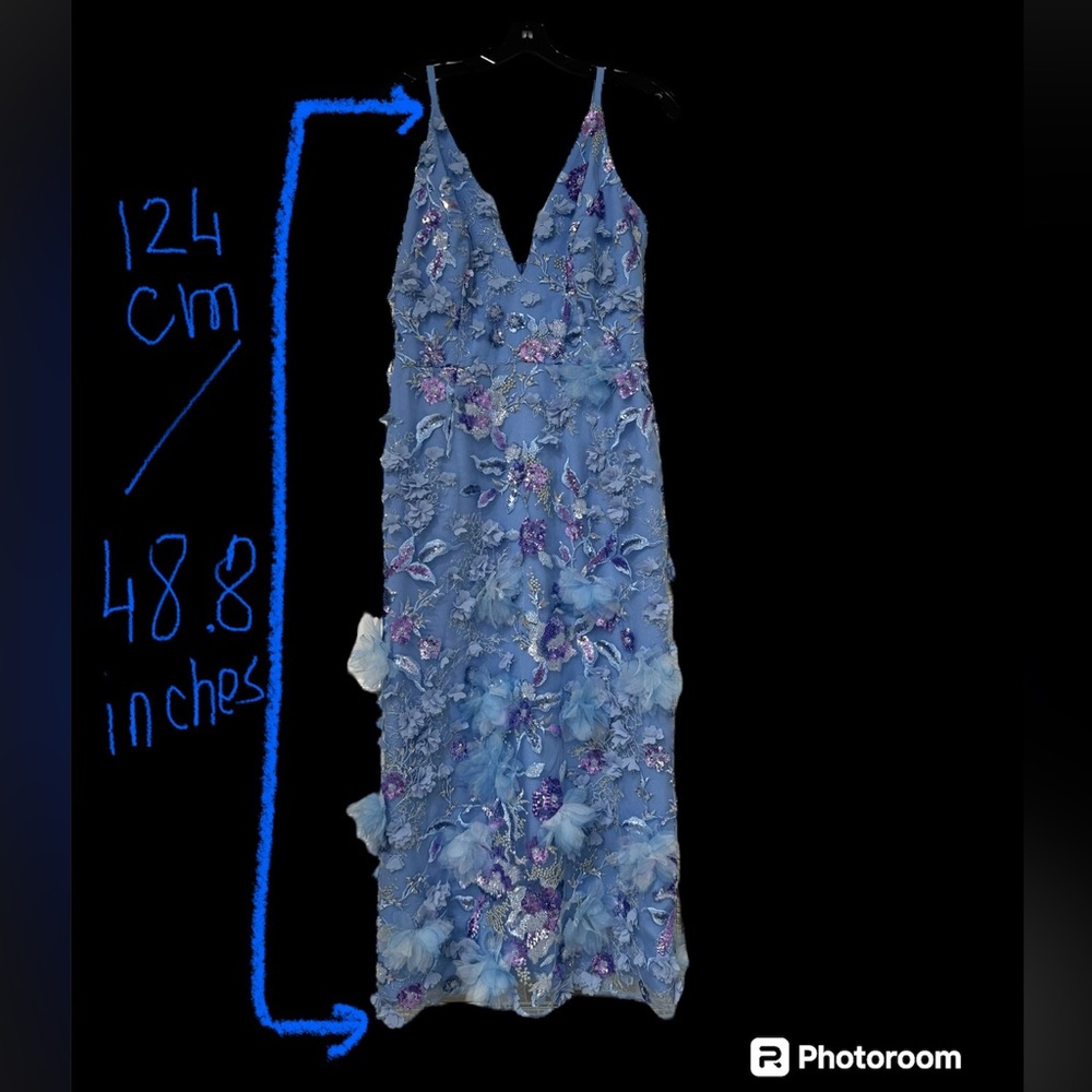 NWOT HELSI NORAH SEQUIN LAVENDER DRESS - Picture 7 of 7